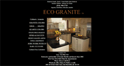 Desktop Screenshot of ecogranite.com