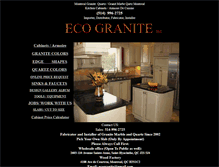 Tablet Screenshot of ecogranite.com